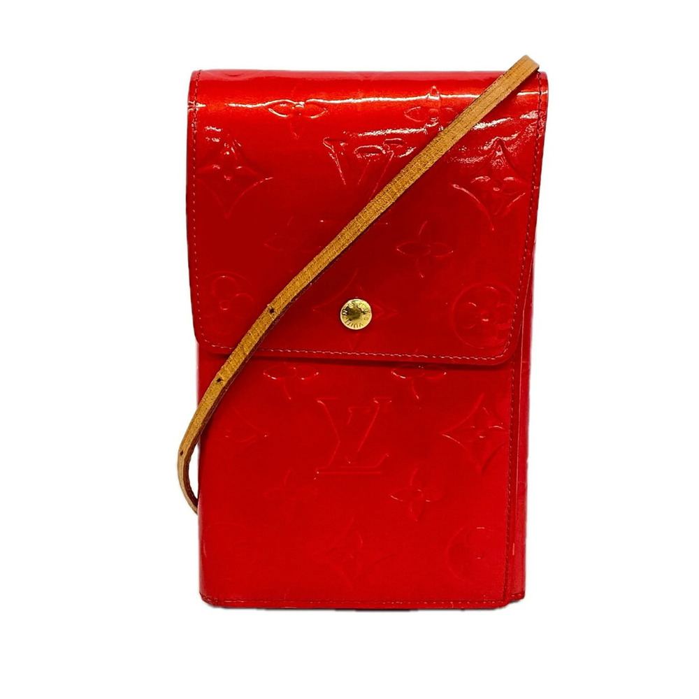 Louis Vuitton Vernis Walker Shoulder Bag M91153 Rouge (Ladies)